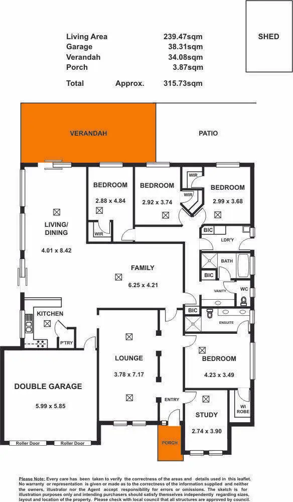Floorplan of Homely house listing, 12 Russell Street, Magill SA 5072