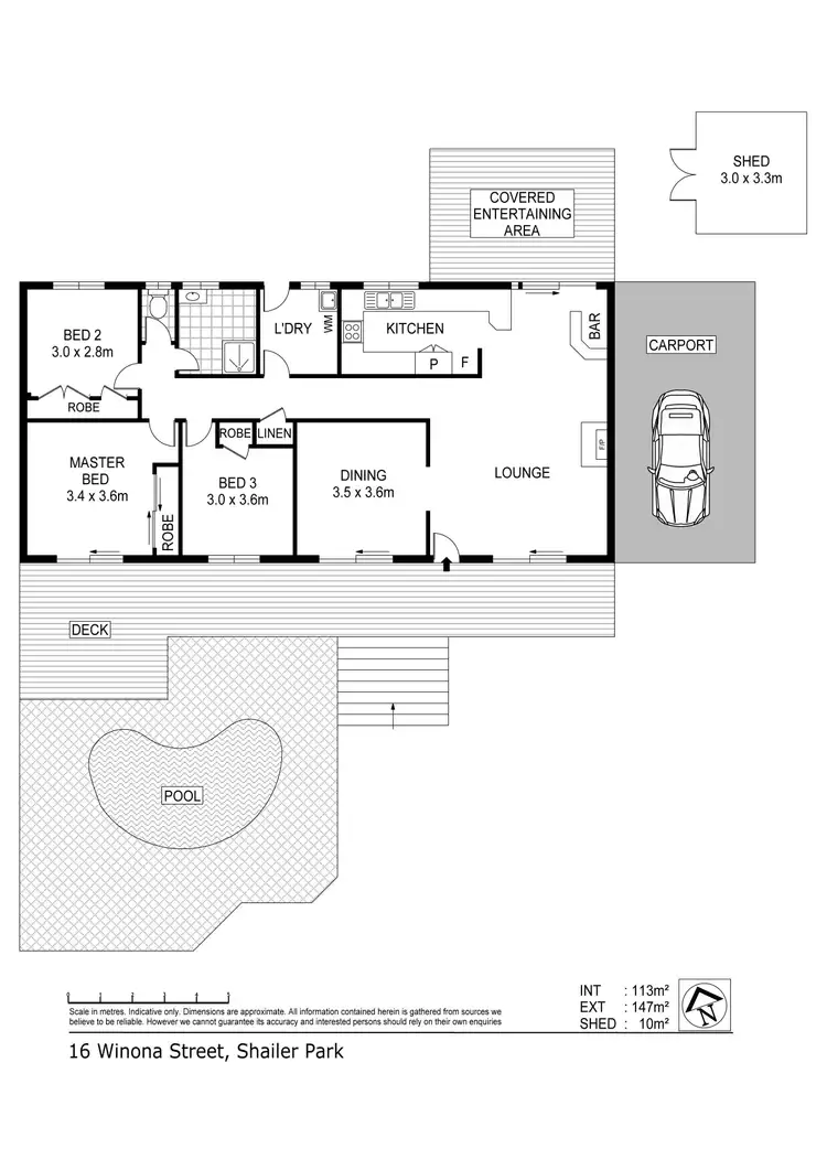 Floorplan of Homely house listing, 16 Winona Street, Shailer Park QLD 4128