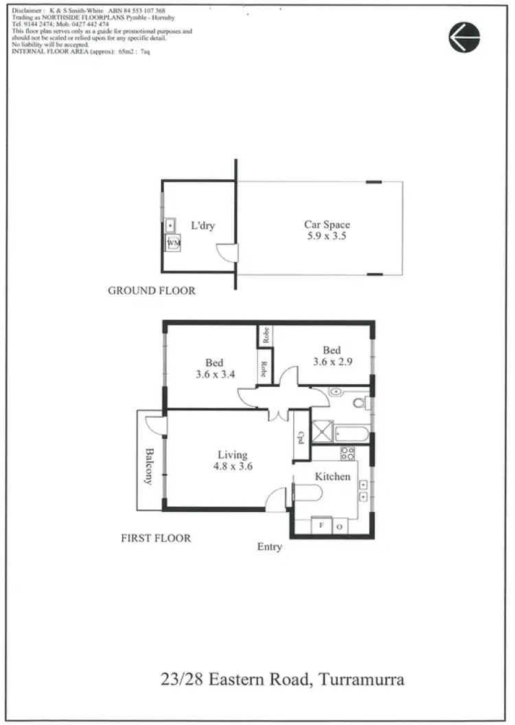 Floorplan of Homely unit listing, 23/28 Eastern Road, Turramurra NSW 2074