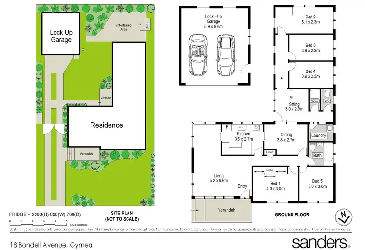 Floorplan of Homely house listing, 18 Bondell Avenue, Gymea NSW 2227