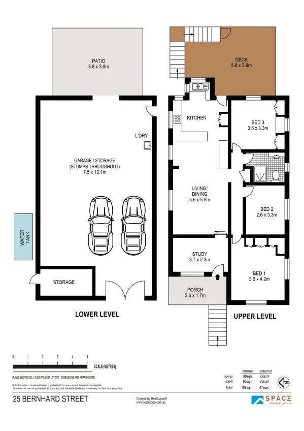 Floorplan of Homely house listing, 25 Bernhard Street, Paddington QLD 4064