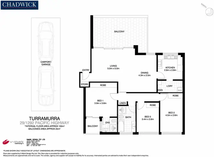 Floorplan of Homely unit listing, 29/1292 Pacific Highway, Turramurra NSW 2074