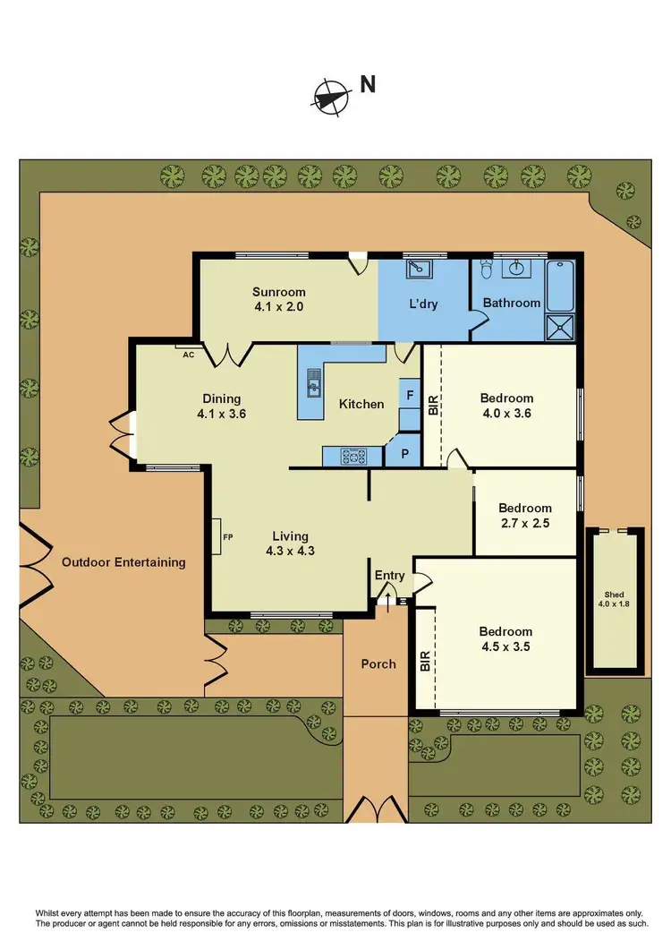 Floorplan of Homely house listing, 48 Greene Street, South Kingsville VIC 3015