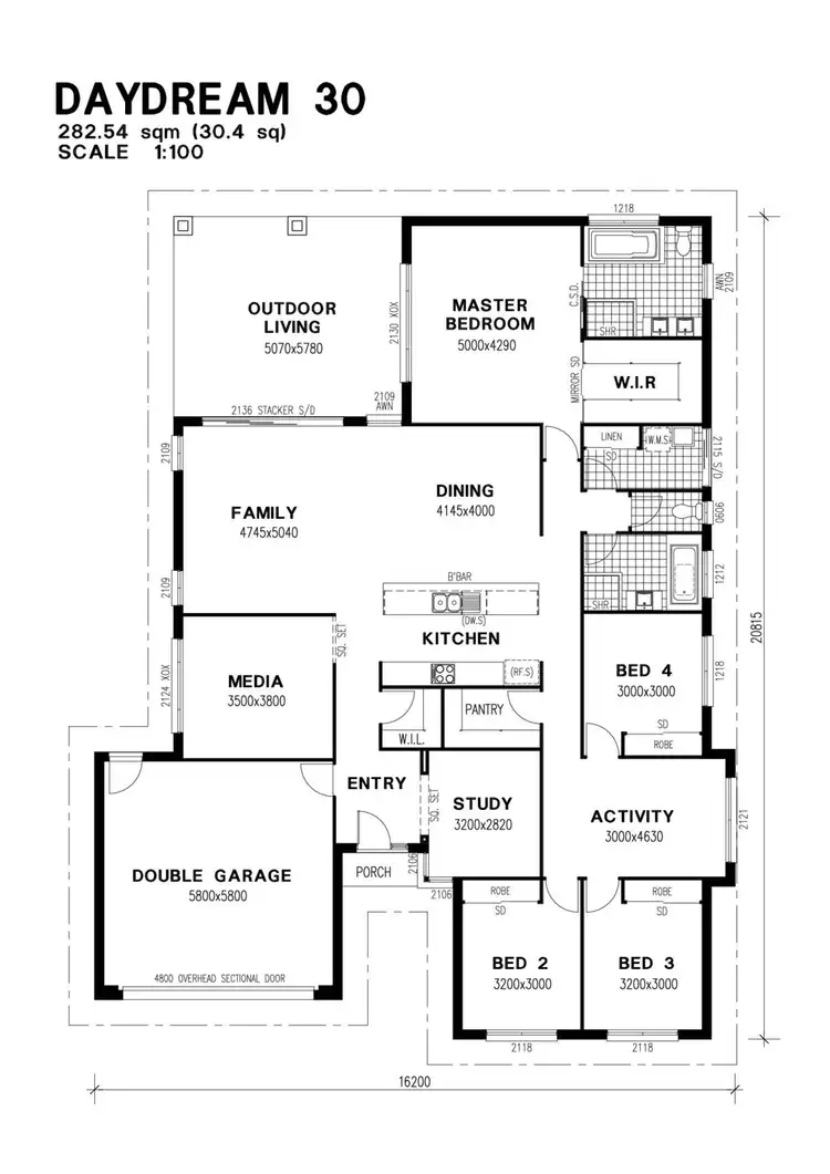 Floorplan of Homely house listing, lot 397 Voyagers Drive, Banksia Beach QLD 4507