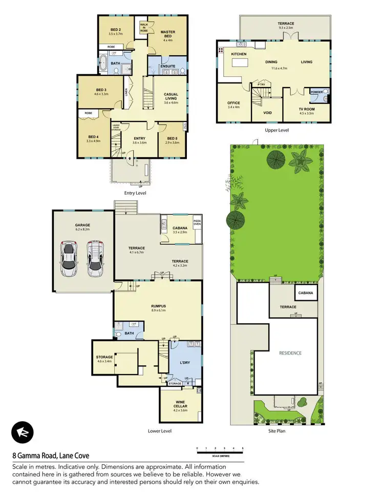Floorplan of Homely house listing, 8 Gamma Road, Lane Cove NSW 2066