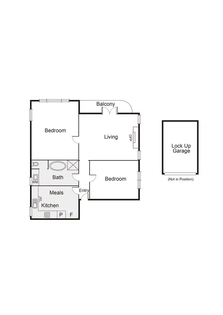 Floorplan of Homely apartment listing, 1/30A Mitford Street, St Kilda VIC 3182