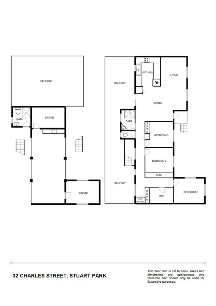 Floorplan of Homely house listing, 32 Charles Street, Stuart Park NT 820