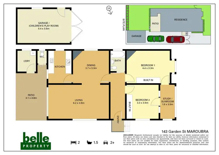 Floorplan of Homely house listing, 143 Garden Street, Maroubra NSW 2035