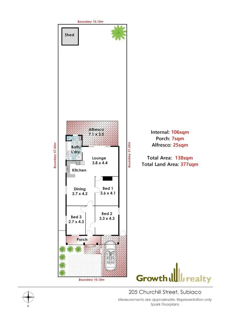 Floorplan of Homely house listing, 205 Churchill Avenue, Subiaco WA 6008