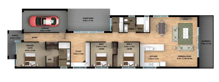 Floorplan of Homely house listing, 18 Eve Street, Hectorville SA 5073