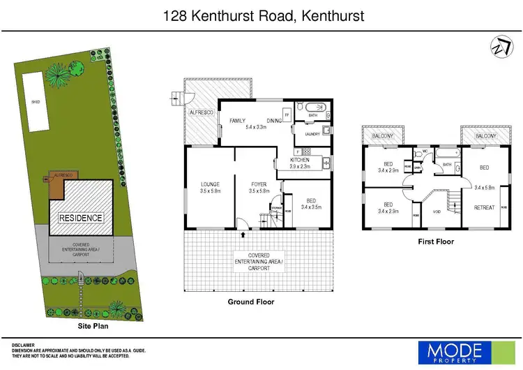 Floorplan of Homely house listing, 128 Kenthurst Road, Kenthurst NSW 2156