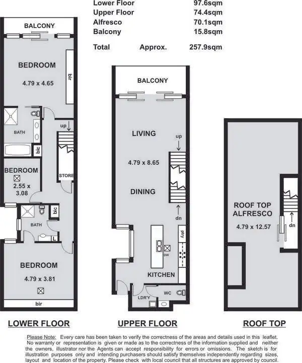 Floorplan of Homely apartment listing, 23/261 Pirie Street, Adelaide SA 5000