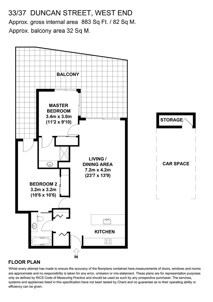 Floorplan of Homely unit listing, 33/37 Duncan Street, West End QLD 4101