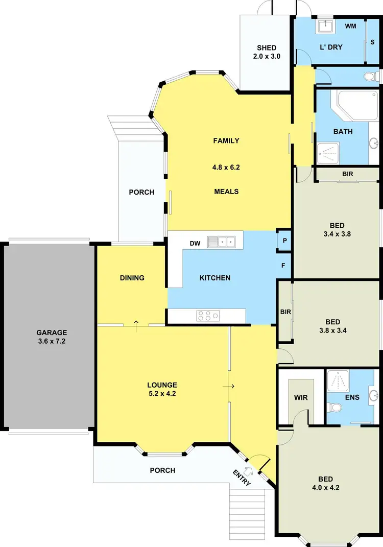 Floorplan of Homely house listing, 23 Mitchell Crescent, Meadow Heights VIC 3048
