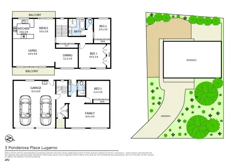 Floorplan of Homely house listing, 3 Ponderosa Place, Lugarno NSW 2210