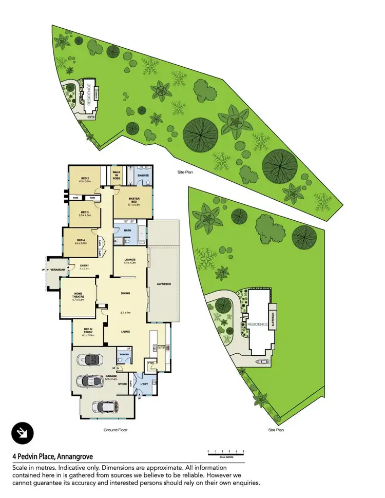 Floorplan of Homely house listing, 4 Pedvin Place, Annangrove NSW 2156