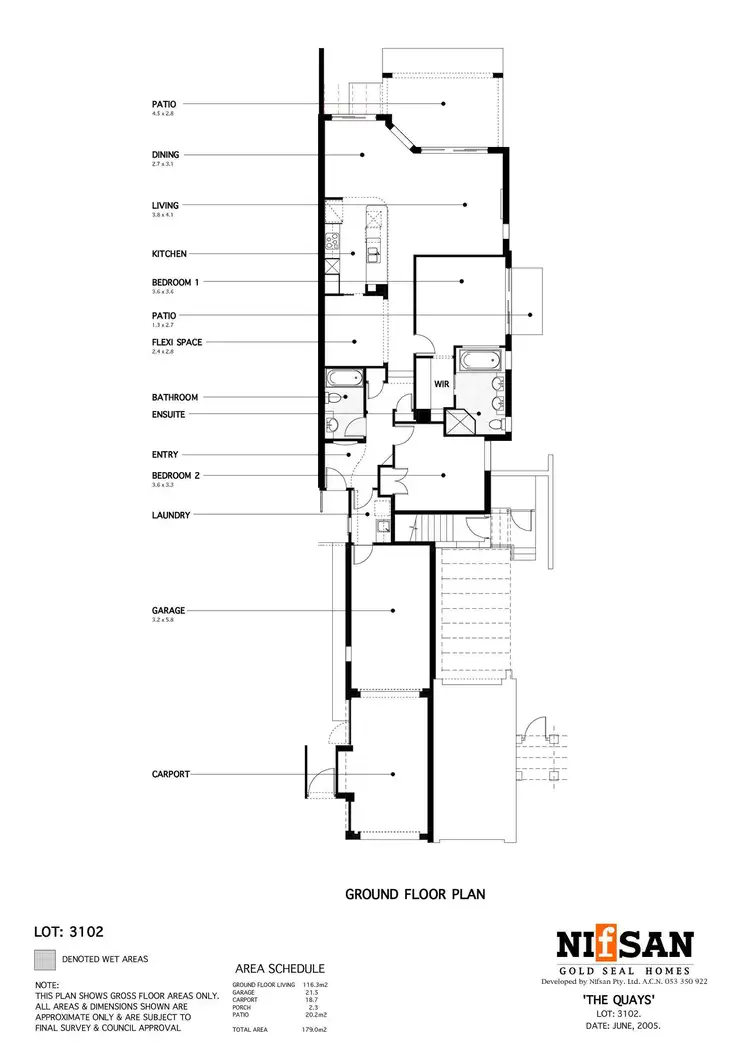 Floorplan of Homely villa listing, 3060 Quay South Drive, Carrara QLD 4211