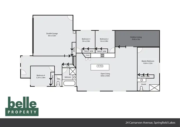 Floorplan of Homely house listing, 24 Carnarvon Avenue, Springfield Lakes QLD 4300