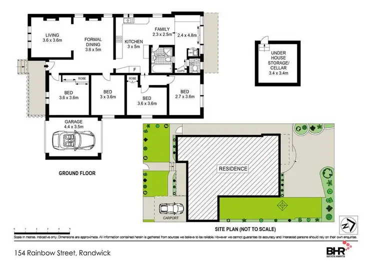 Floorplan of Homely house listing, 154 Rainbow Street, Randwick NSW 2031