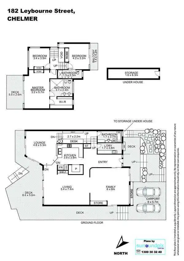 Floorplan of Homely house listing, 182 Leybourne Street, Chelmer QLD 4068