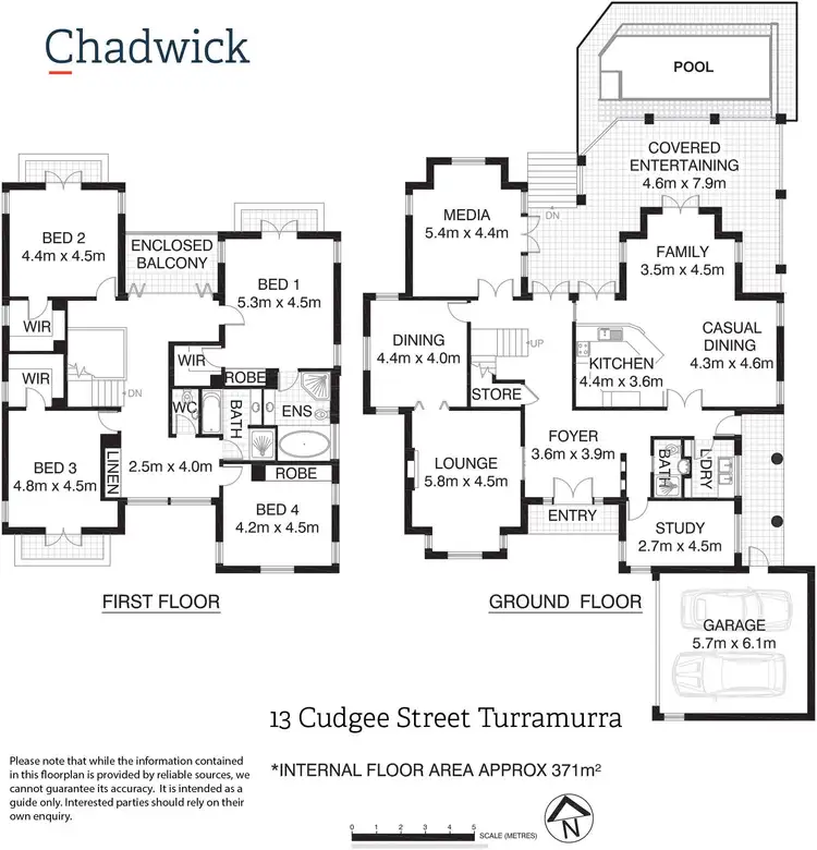 Floorplan of Homely house listing, 13 Cudgee Street, Turramurra NSW 2074