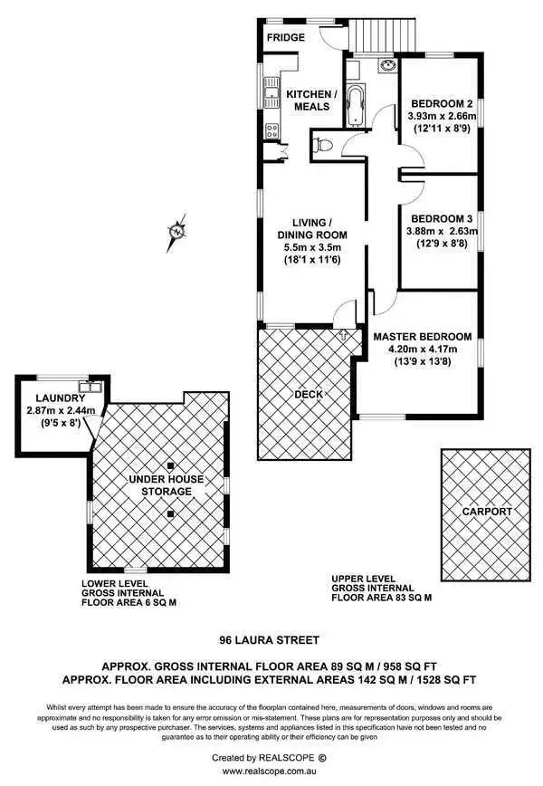 Floorplan of Homely house listing, 96 Laura Street, Tarragindi QLD 4121