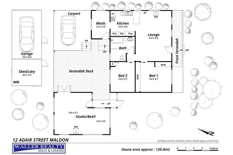 Floorplan of Homely house listing, 12 Adair Street, Maldon VIC 3463