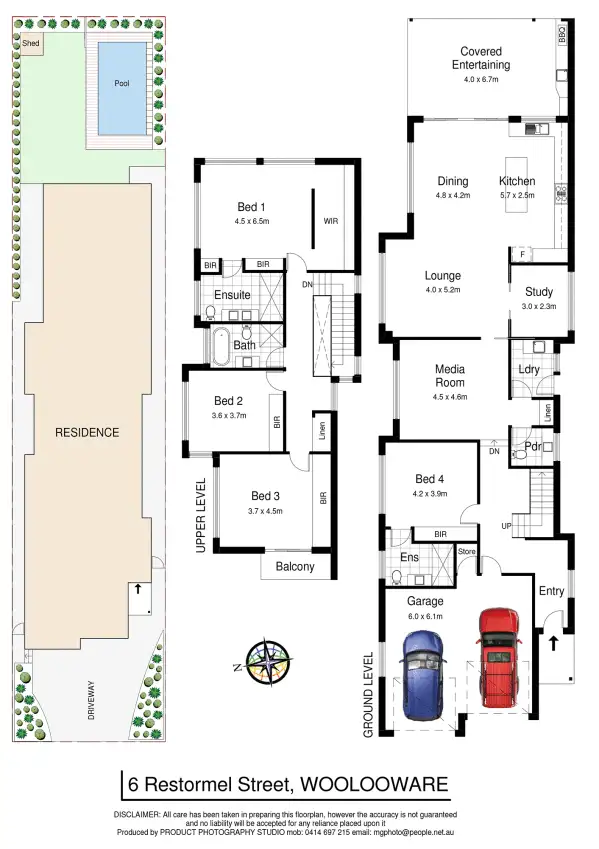 Floorplan of Homely house listing, 6 Restormel Street, Woolooware NSW 2230