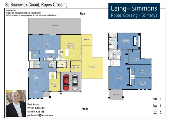 Floorplan of Homely house listing, 35 Brunswick Circuit, Ropes Crossing NSW 2760