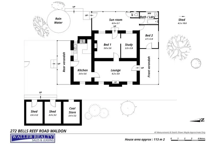 Floorplan of Homely rural property listing, 272 Bells Reef Road, Maldon VIC 3463