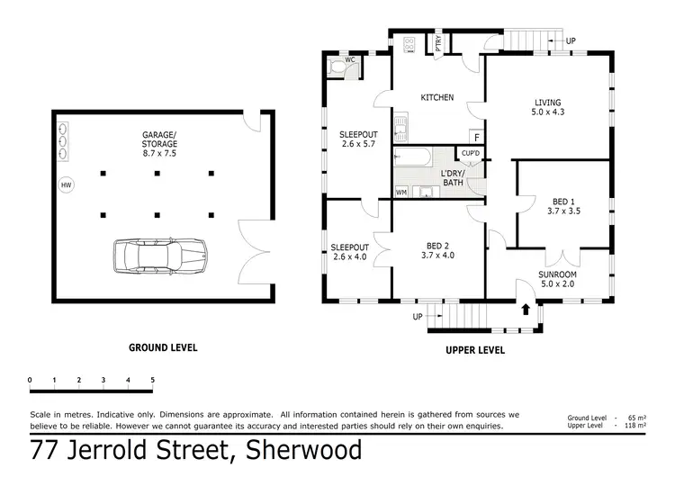 Floorplan of Homely house listing, 77 Jerrold Street, Sherwood QLD 4075