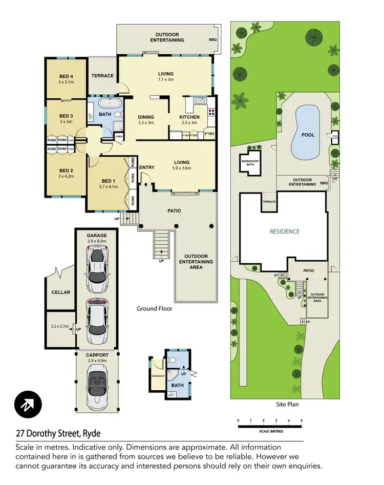 Floorplan of Homely house listing, 27 Dorothy Street, Ryde NSW 2112