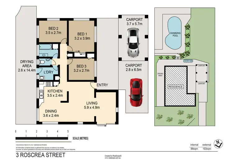 Floorplan of Homely house listing, 3 Roscrea Street, Tingalpa QLD 4173
