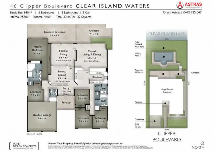 Floorplan of Homely house listing, 46 Clipper Boulevard, Clear Island Waters QLD 4226