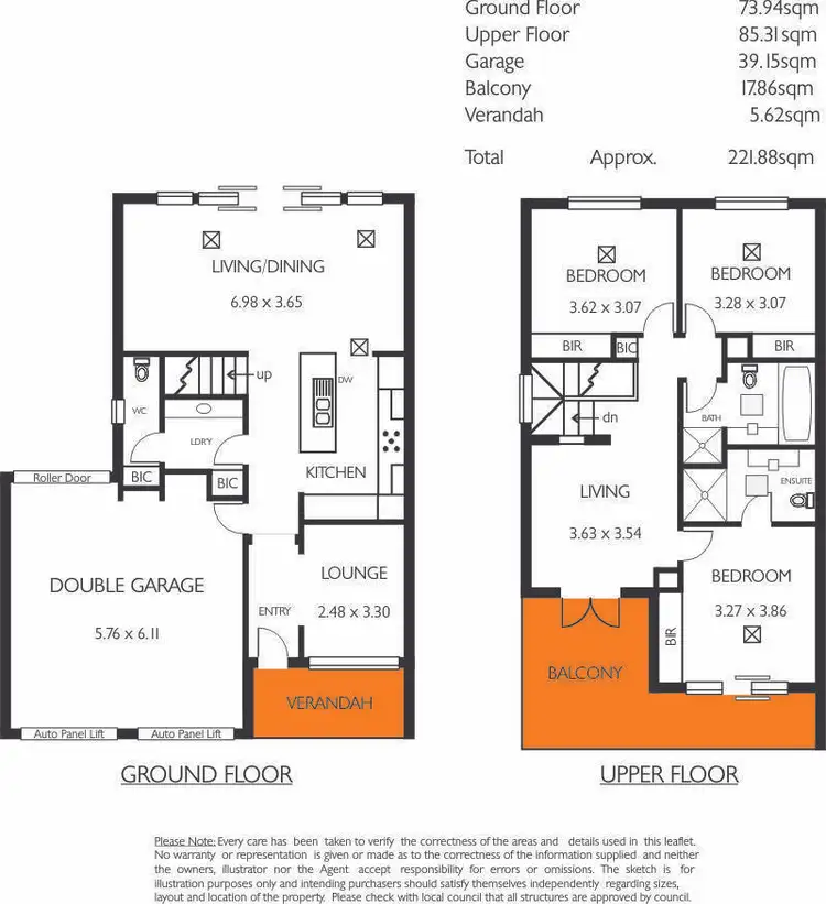 Floorplan of Homely townhouse listing, 16/28a Davis Road, Glynde SA 5070