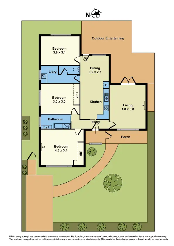 Floorplan of Homely house listing, 41 Kernot Street, South Kingsville VIC 3015