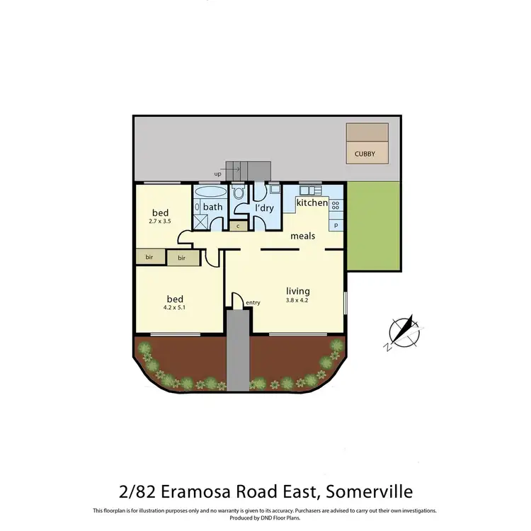 Floorplan of Homely unit listing, 2/82 Eramosa Road East, Somerville VIC 3912