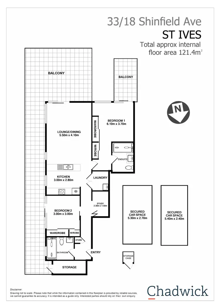 Floorplan of Homely apartment listing, 33/18 Shinfield Avenue, St Ives NSW 2075