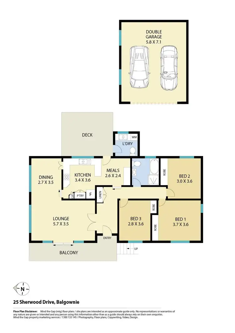 Floorplan of Homely house listing, 25 Sherwood Drive, Balgownie NSW 2519