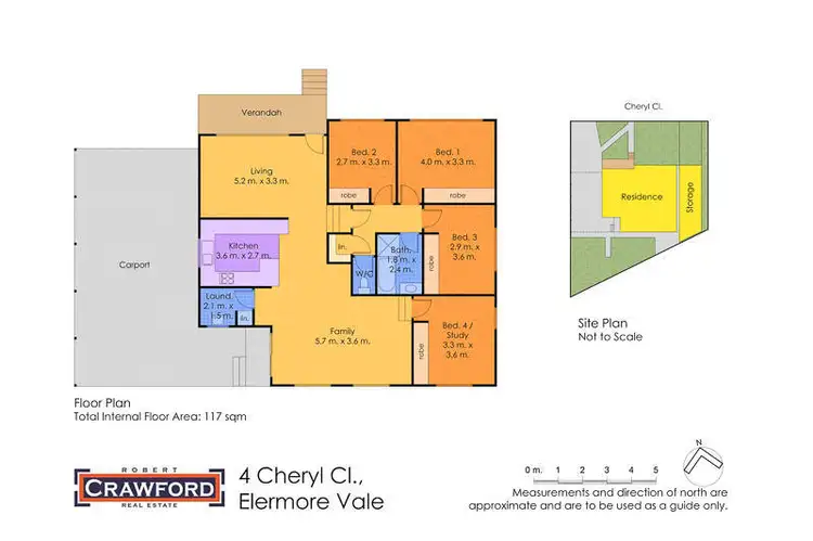 Floorplan of Homely house listing, 4 Cheryl Close, Elermore Vale NSW 2287
