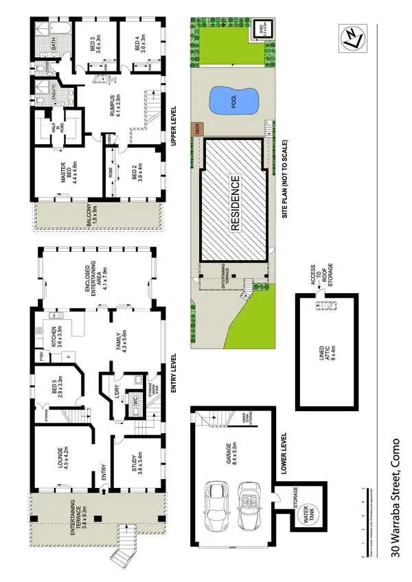 Floorplan of Homely house listing, 30 Warraba Street, Como NSW 2226