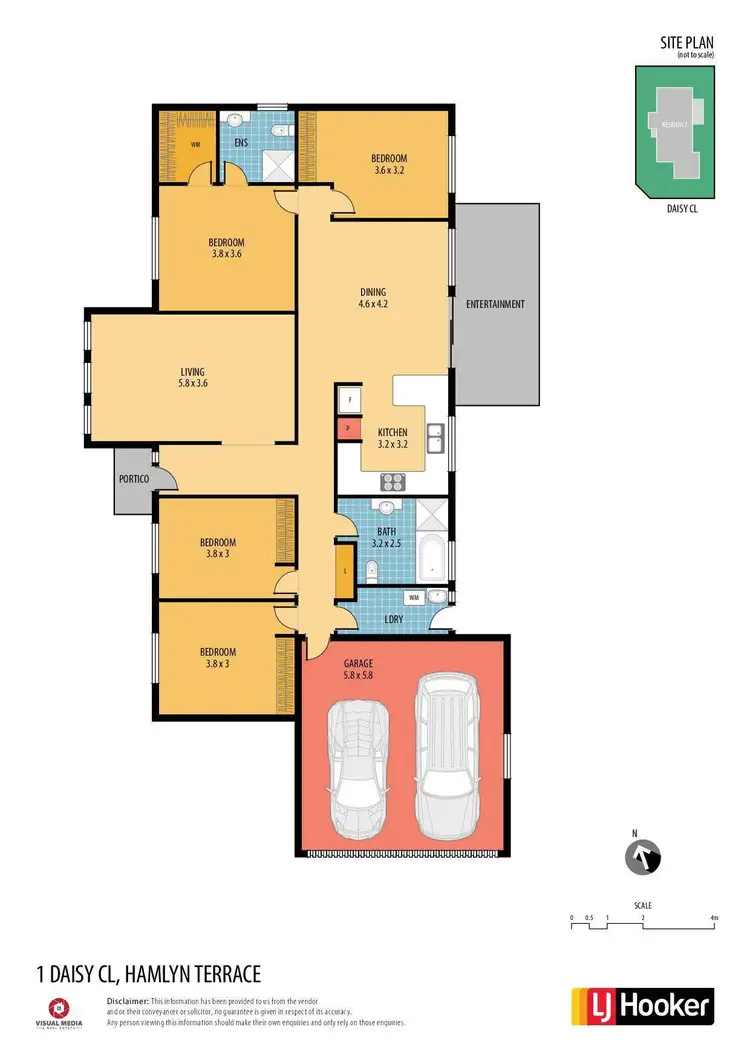 Floorplan of Homely house listing, 1 Daisy Close, Hamlyn Terrace NSW 2259