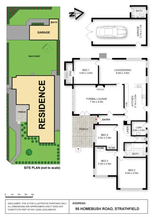 Floorplan of Homely house listing, 95 Homebush Road, Strathfield NSW 2135