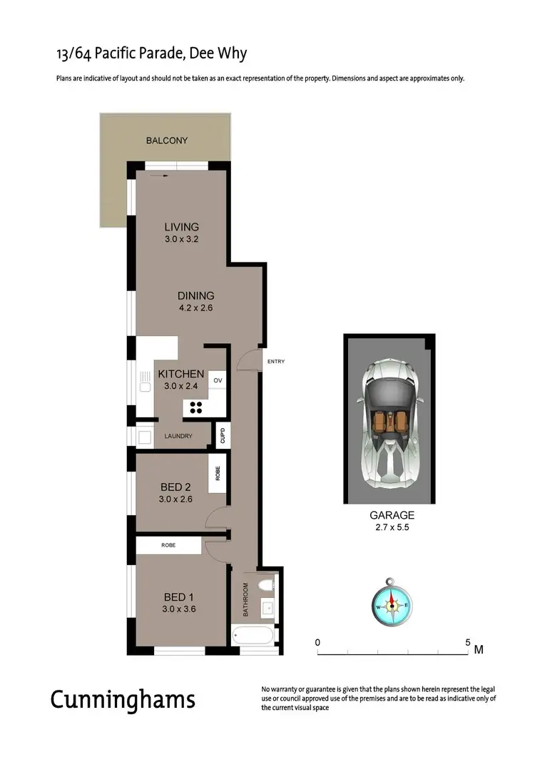 Floorplan of Homely unit listing, 13/64 Pacific Parade, Dee Why NSW 2099