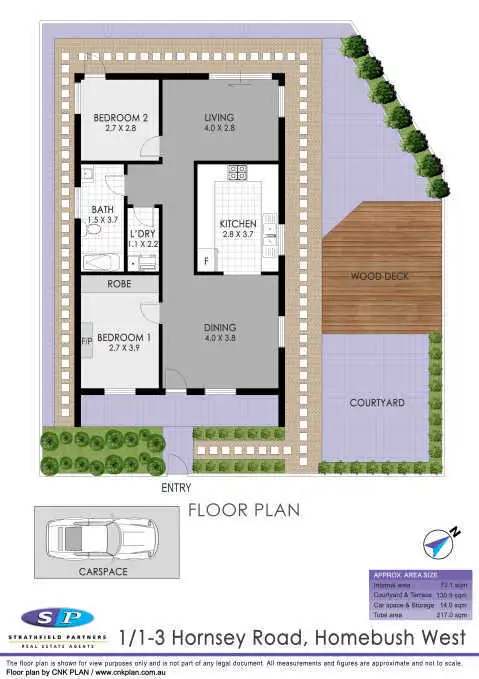 Floorplan of Homely house listing, 1 Hornsey Road, Homebush West NSW 2140