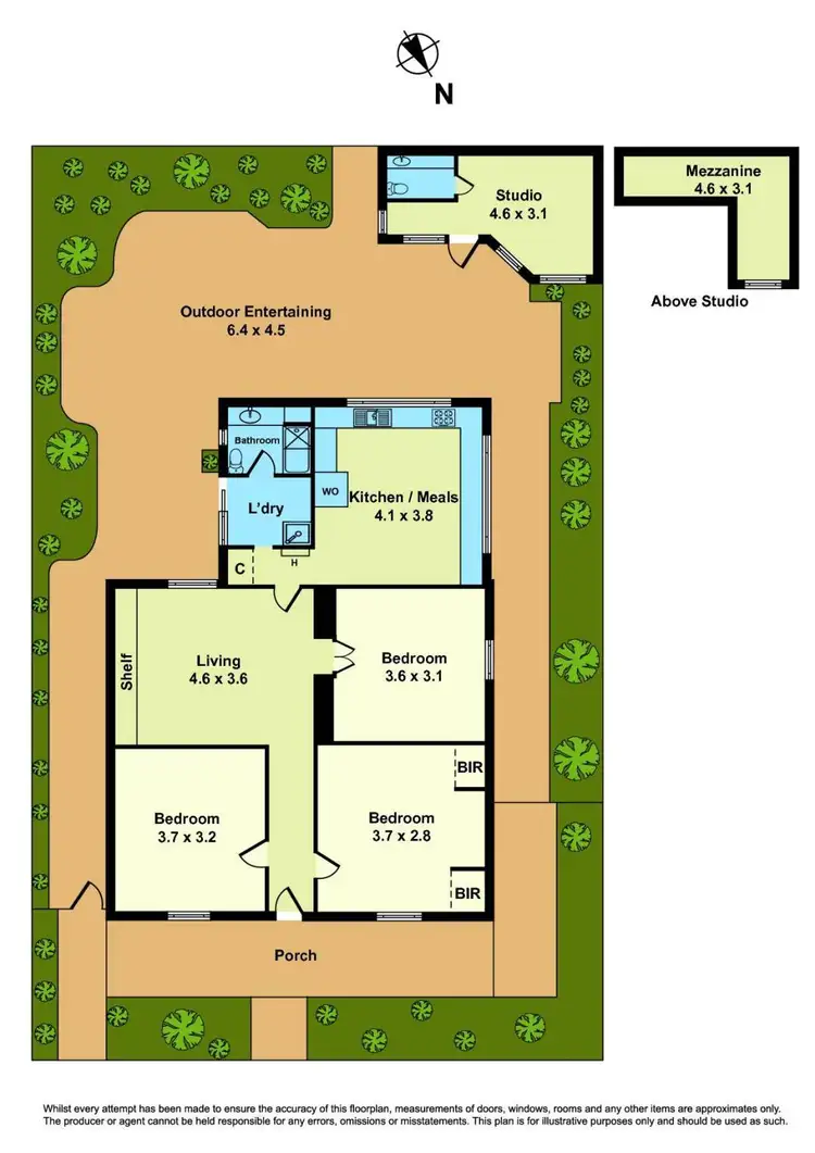 Floorplan of Homely house listing, 47 Castlemaine Street, Yarraville VIC 3013