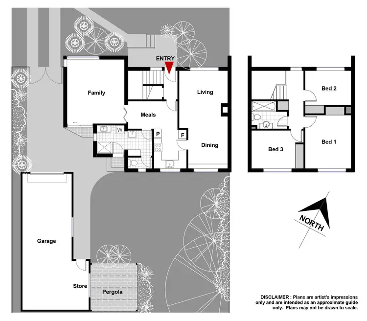 Floorplan of Homely house listing, 110 Majura Avenue, Ainslie ACT 2602