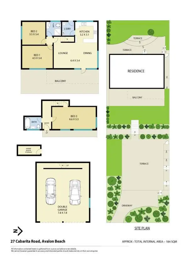 Floorplan of Homely house listing, 27 Cabarita Road, Avalon Beach NSW 2107