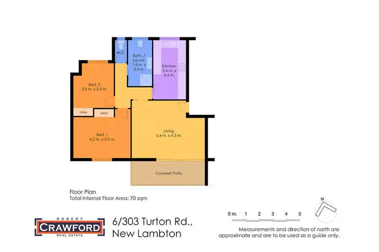Floorplan of Homely unit listing, 6/303 Turton Road, New Lambton NSW 2305