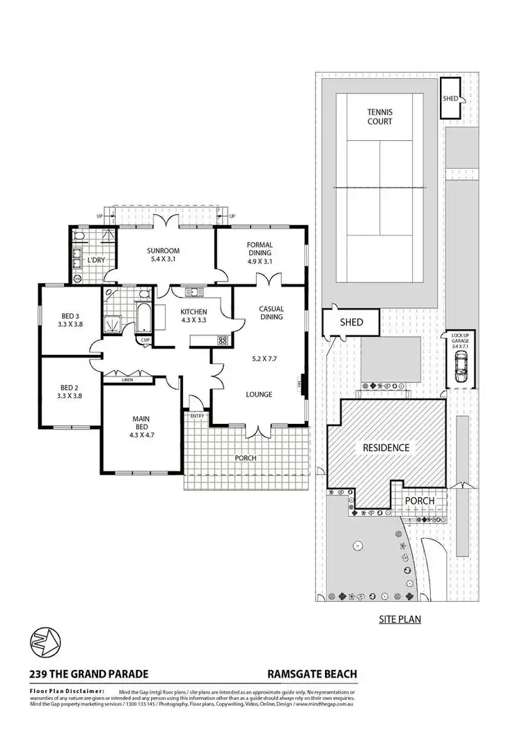 Floorplan of Homely house listing, 239 The Grand Parade, Ramsgate Beach NSW 2217